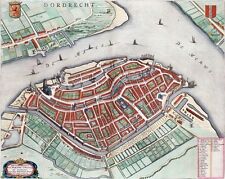 Reproduction plan ancien de Dordrecht 1649