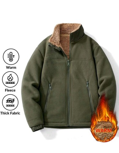 Veste homme polaire verte - , m