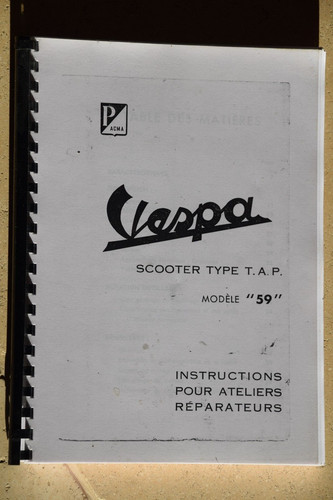 Vespa type 59 - vespa, t.a.p.