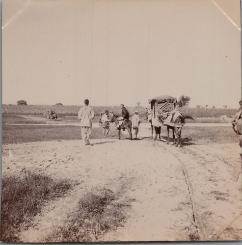 Chine route caravane tirage - chine,,