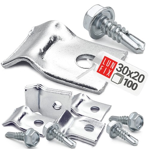 Clips fixation grillage - fixation,
