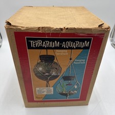 VTG Roppolo Hanging Terrarium Or Aquarium Kit Glass Bubble Macrame Hanger