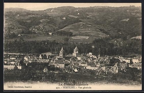 Cpa beaulieu corrèze vue - cpa, /corrèze,