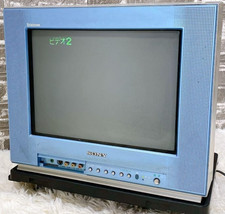 Sony KV-14DA1 Trinitron 14" CRT TV Wega Retro Japan Multi-Input Tested Working