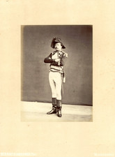 Bernard & Nugues, Société des Incas, Homme en Bicorne vintage albumen print. La 