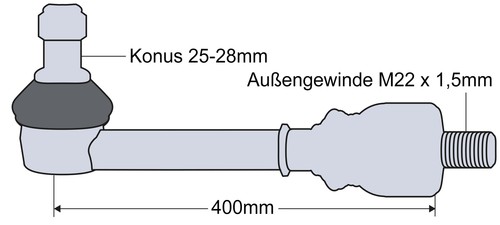 Rotule articulation axiale - et,