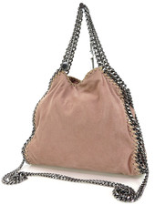 Aut STELLA McCARTNEY Falabella Pink Fabric 2-Way Shoulder Bag Purse #61902
