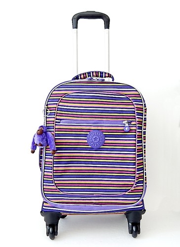 Nwt kipling rolling suitecase - kipling,