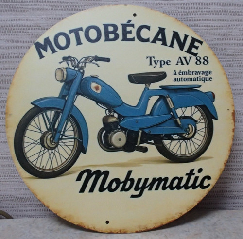 Plaque souvenir mobylette - souvenir,
