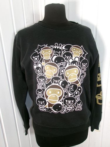 Pull sweat coton - noir, assez
