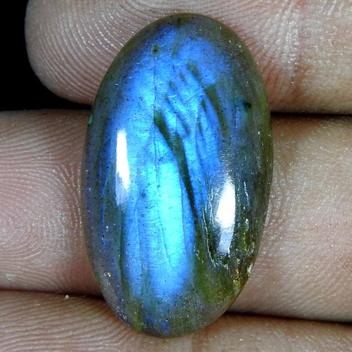 Cabochon ovale labradorite - ovale, en