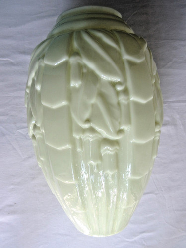Vase ovoïde art déco signé - ovoïde,