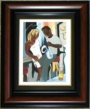 Art Sale! PIERRE FAREL ~ COCKTAIL POUR WHITE SAX ~ FRAMED PRINT ~ READY 2 HANG