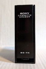 Sony BE-7H Magnetic Cassette Tape Eraser Black - Rare Vintage