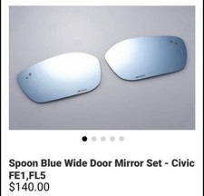 Spoon FL5 Wide Side Mirrors for 23+ Honda Civic Type R