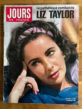 JOURS DE FRANCE #331 Mars 1961 - Liz TAYLOR Brigitte BARDOT Farah DIBA Mode Pub