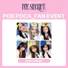 [SET] IVE 4th EP Album [ IVE SECRET ] APPLE MUSIC 2ND FAN EVENT POB PHOTOCARD