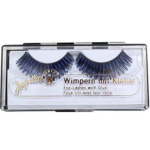 Faux cils noirs - noirs/bleus, jofrika