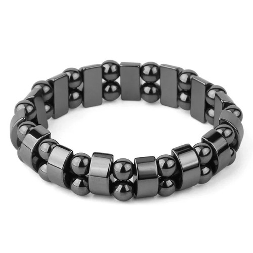 Bracelet magnétique hématite - bracelet,