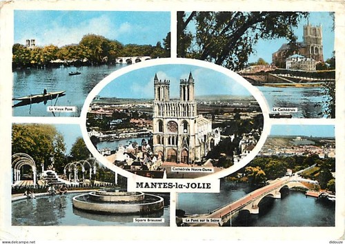 Carte postale mantes la - mantes,
