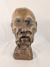 Buste d'Hippocrate en bronze signé JEAN ROULLAND ( 1931-2021)