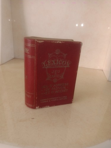 Vintage 1937 lexicon jeu - lexicon,