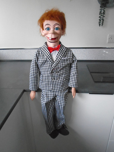 Ventriloquist dummy doll semi - ventriloquist,
