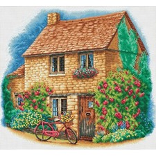 Kit point de croix  Chalet