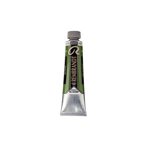 Peinture huile vert - -,