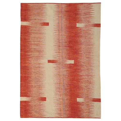 Tapis moderne kilim - kilim, rouge