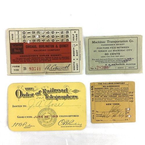 Railway passes tickets lot - &,
