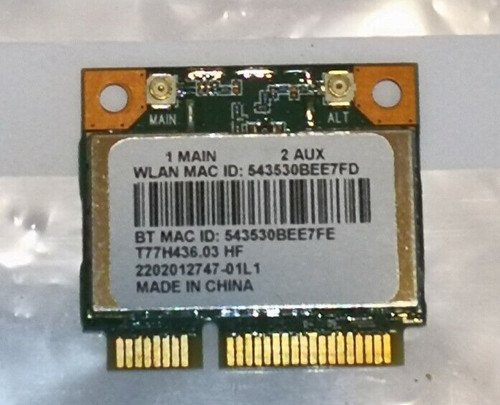 Carte wifi atheros qcwb335 - atheros,