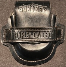 étuis Harley Davidson en cuirs noir