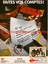 Advertising MZ 125 Advertising Motorcycle #00173