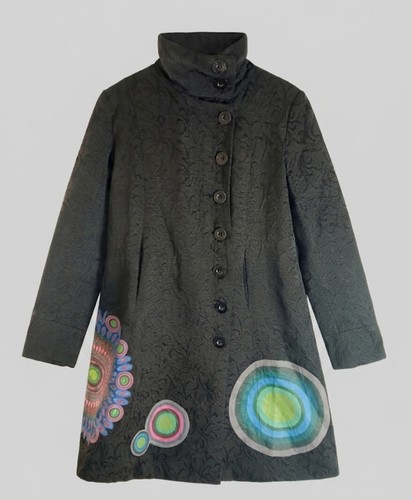 Manteau long desigual - long, noir