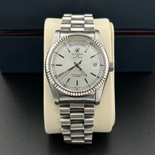 Free shipping CYMA 1862 Automatic Day-Date 25 Jewels Swiss Made Watch