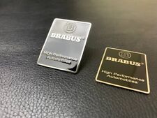 Set of Metal Emblem Badge Brabus style for Mercedes-Benz Car Door Jamb Logo