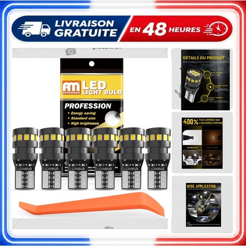 Ampoules led t10 w5w canbus - ampoules,