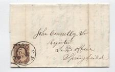 1853 Pekin IL #11A folded letter [6890.1]