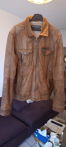 Blouson cuir tendance - ,