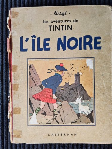 Tintin île noire - tintin,