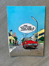 FRANQUIN SPIROU CARTE POSTALE N°53 LES TRÉSORS DE SPIROU 1985 EN EXCELLENT ÉTAT 