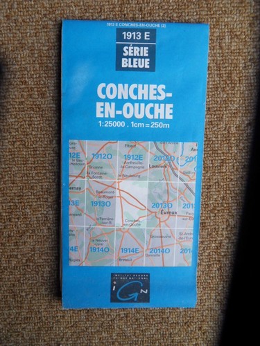 527 carte ign série bleue - carte,