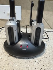 Cobra Micro Talk GA-CF4 Handheld Walkie Talkie Set with Desktop Charger 2 Pack