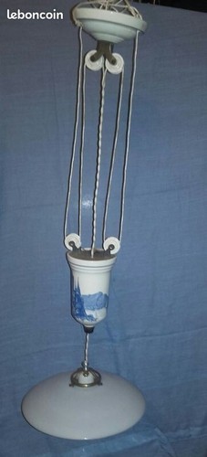 Ancienne suspension lampe - ancienne,
