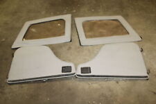 Jeep Wrangler CJ Soft Top Bestop Grey Doors Windows Driver Passenger SET