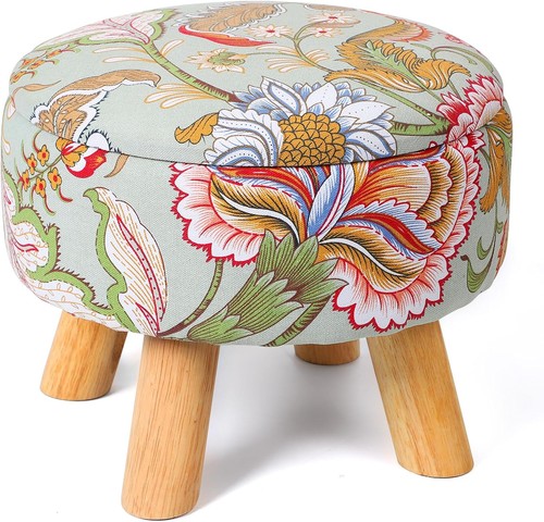 Round storage ottoman lid - round,