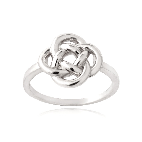 925 argent love nœud bague - love,