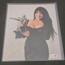 UFC Playmate Nina Marie Daniele Signed 8x10 Photo D Authentic Autograph JSA 136