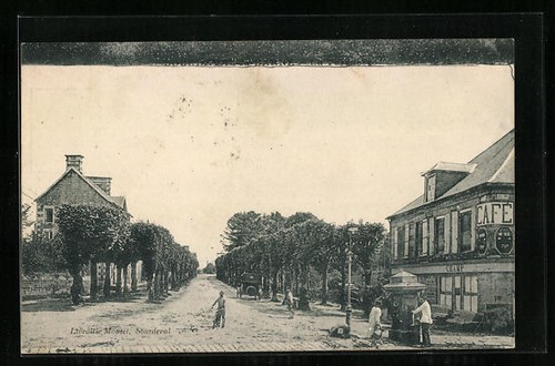 Cpa sourdeval librairie - cpa, sourdeval,